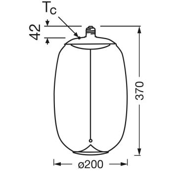 LED glödlampa VINTAGE FILAMENT E27/4W/230V 2700K - Osram