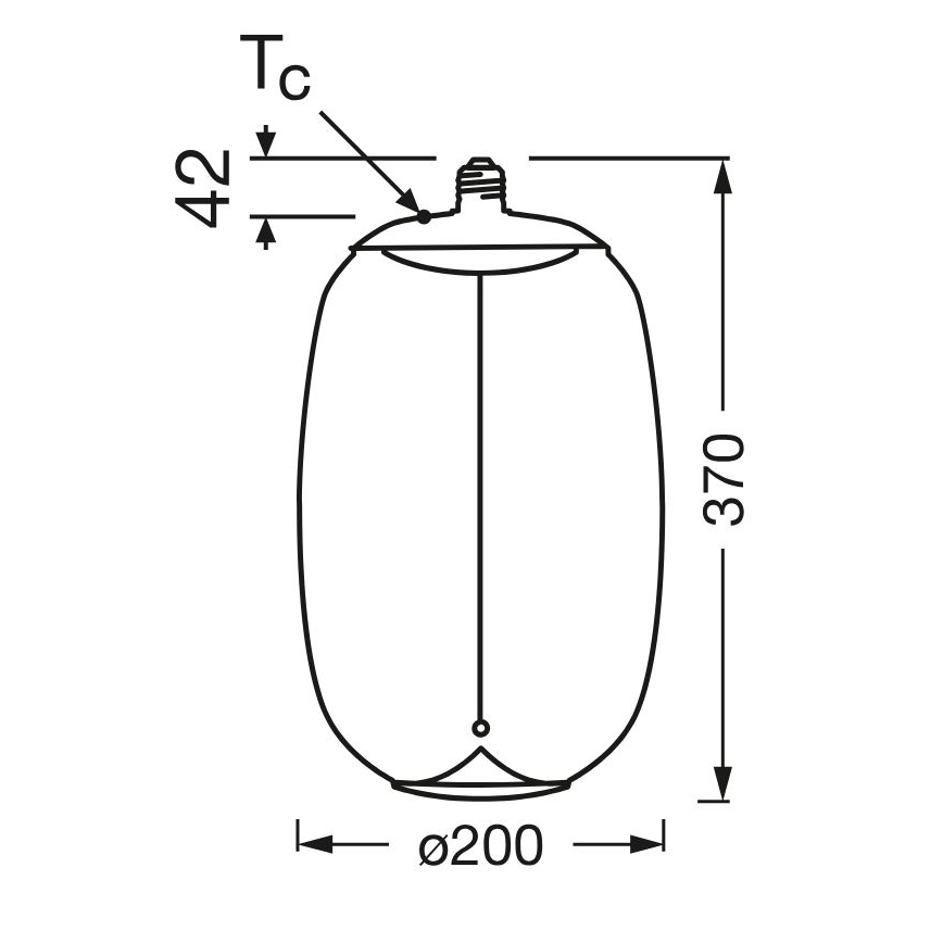 LED glödlampa VINTAGE FILAMENT E27/4W/230V 2700K - Osram