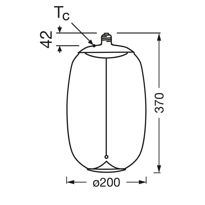 LED glödlampa VINTAGE FILAMENT E27/4W/230V 2700K rökt - Osram