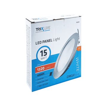 LED Hängande Takbelysning CIRCLE LED/15W/230V 6500K