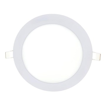 LED infälld belysning QTEC LED/18W/230V 6500K diameter 22 cm