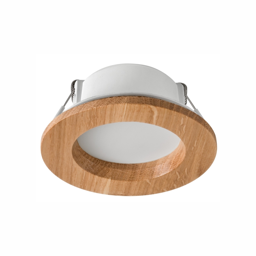 LED infälld belysning WOODY SPOT LED/5,5W/230V 4000K ek ø 10 cm