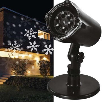 LED Jul utomhusprojektor LED/3,6W/230V IP44 kall vit