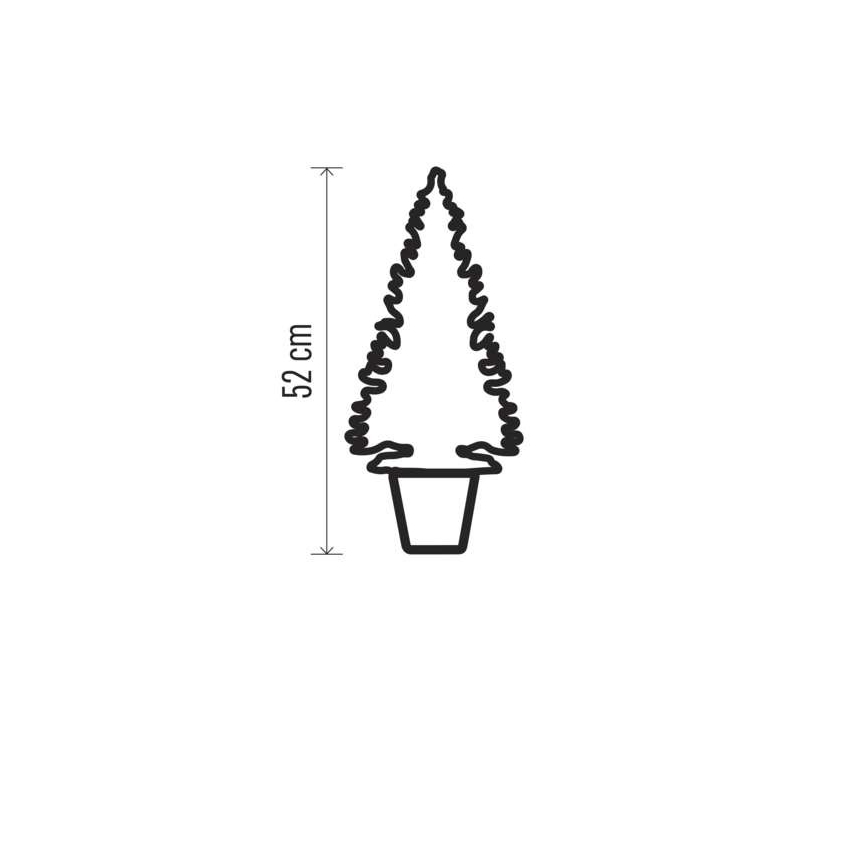 LED juldekoration  20xLED/3xAA