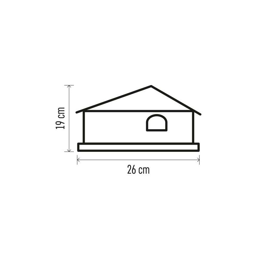 LED juldekoration  5xLED/3xAA