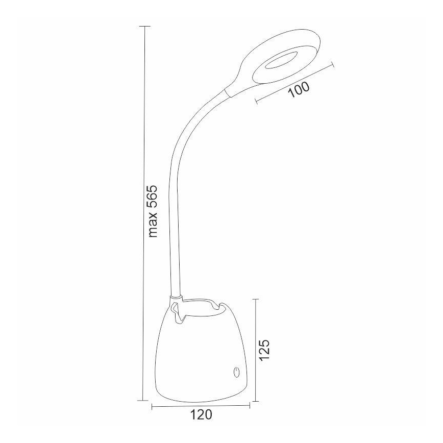 LED ljusreglerad touch bordslampa  ALEXA LED/5W/230V