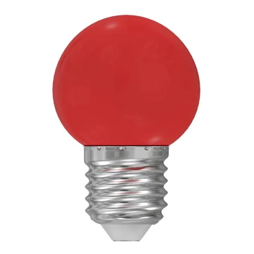 LED-lampa E27/1W/230V röd 5500-6500K
