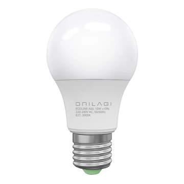 LED-lampa ECOLINE A60 E27/10W/230V 3,000K - Brilagi