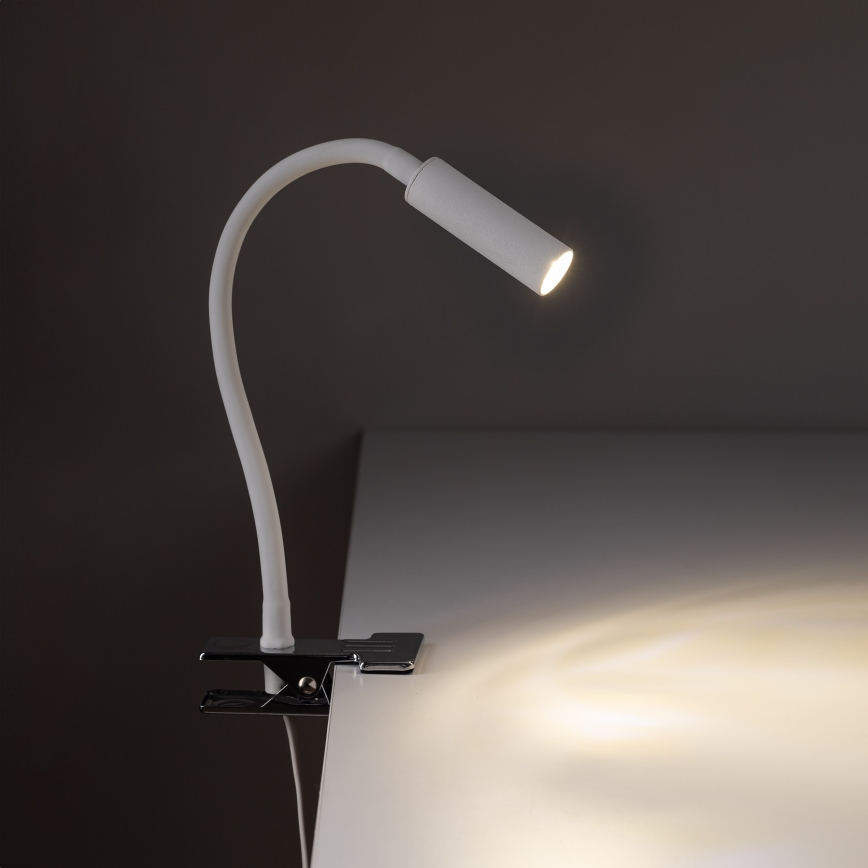 LED-lampa med klämma LAGOS 1xG9/3W/230V 4000K vit