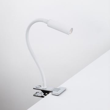 LED-lampa med klämma LAGOS 1xG9/3W/230V 4000K vit