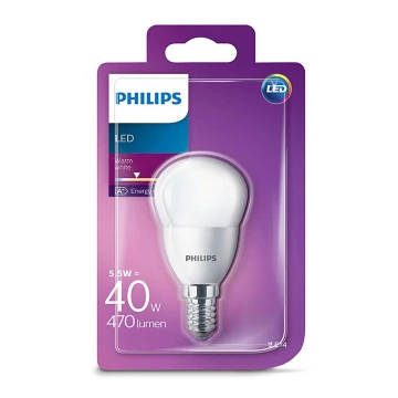 LED-lampa Philips E14/5.5W/230V