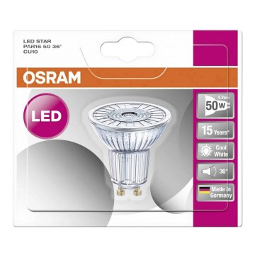 LED-lampa stjärna GU10/4,3W/230V 4000K - Osram