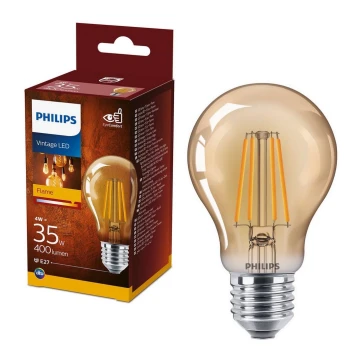 LED-lampa VINTAGE Philips A60 E27/4W/230V 2700K