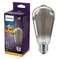 LED-lampa VINTAGE Philips ST64 E27/2.3W/230V 1,800K