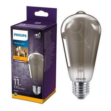 LED-lampa VINTAGE Philips ST64 E27/2.3W/230V 1,800K