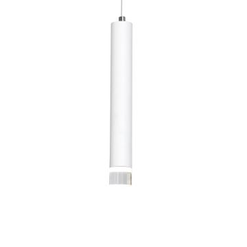 LED Ljuskrona med snöre ALBA 5xLED/25W/230V vit