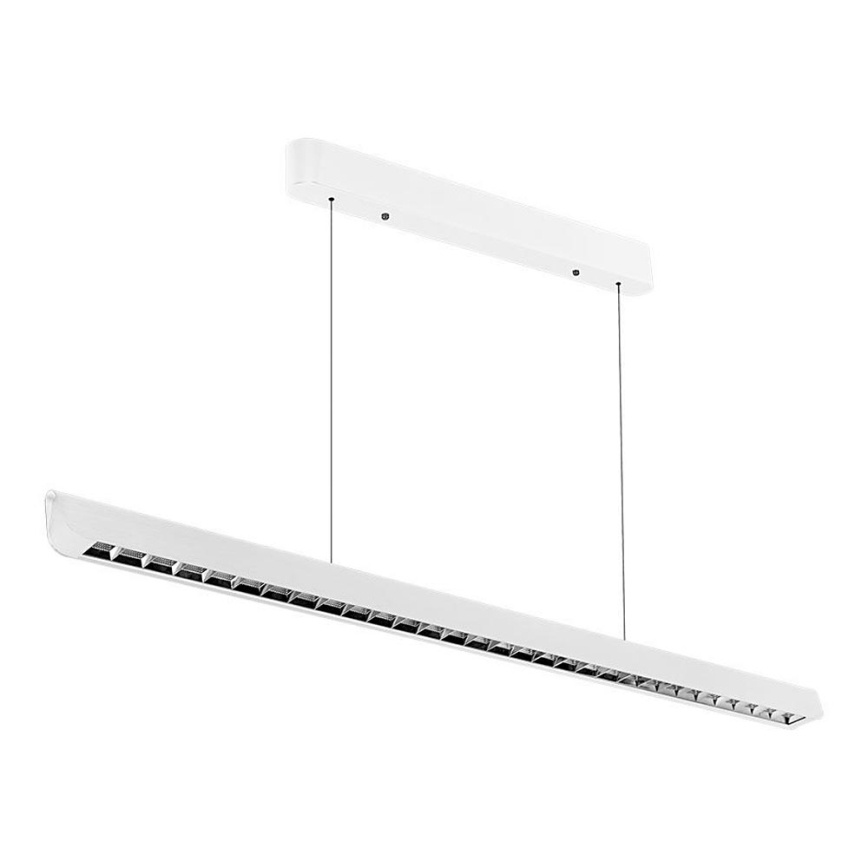 LED ljuskrona med textilsladd LED/36W/230V 3000/4000/6400K vit