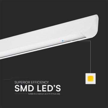 LED ljuskrona med textilsladd LED/36W/230V 3000/4000/6400K vit