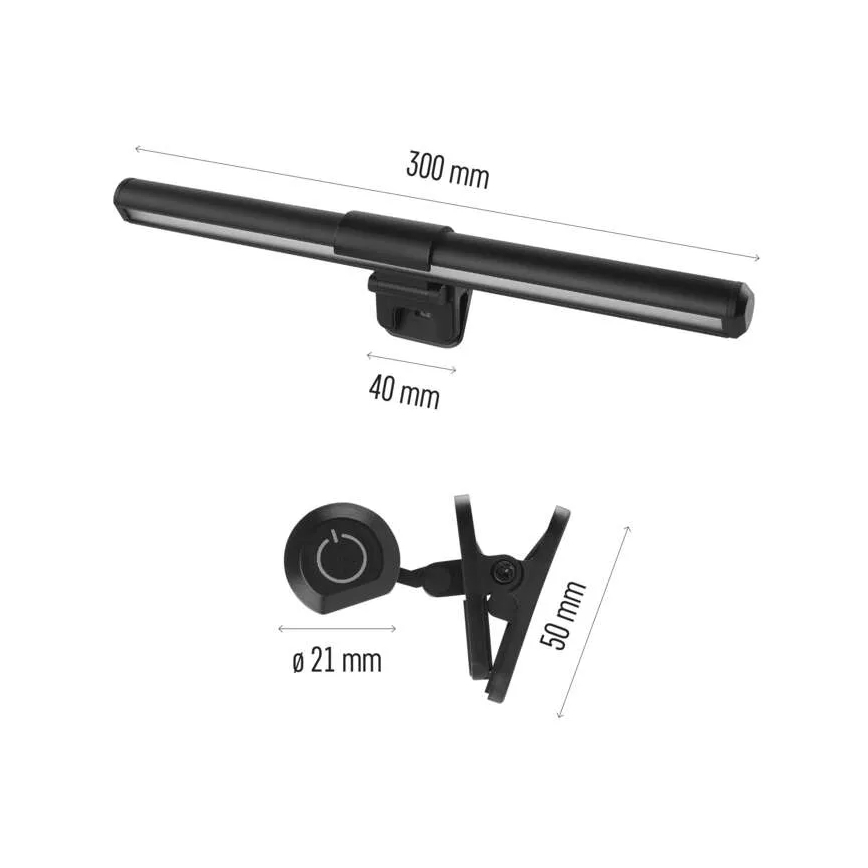 LED Ljusreglerad beröring monitor belysning LED/5,6W/5V 30 cm CRI 95