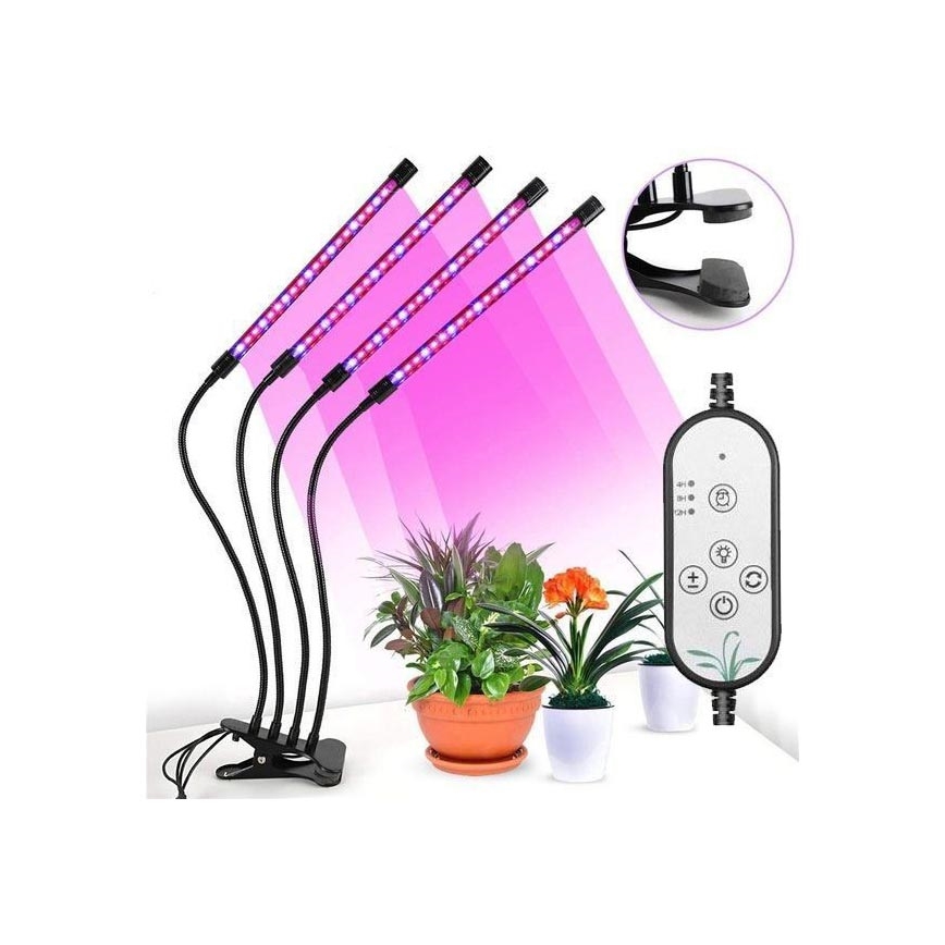 LED Ljusreglerad ceiling lamp med en clip för growing plants LED/15W/5V