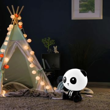 LED Ljusreglerad children's beröring lampa PANDA LED/2,5W/3,7V 1200 mAh