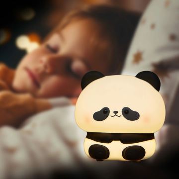 LED Ljusreglerad children's beröring lampa PANDA LED/2W/3,7V 1200 mAh