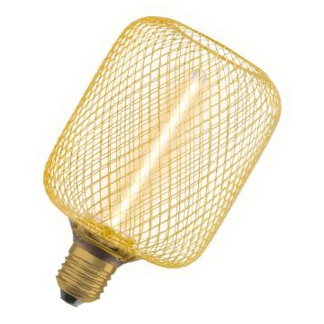 LED Ljusreglerad glödlampa DECOR FILAMENT E27/3,5W/230V 1800K guld - Osram