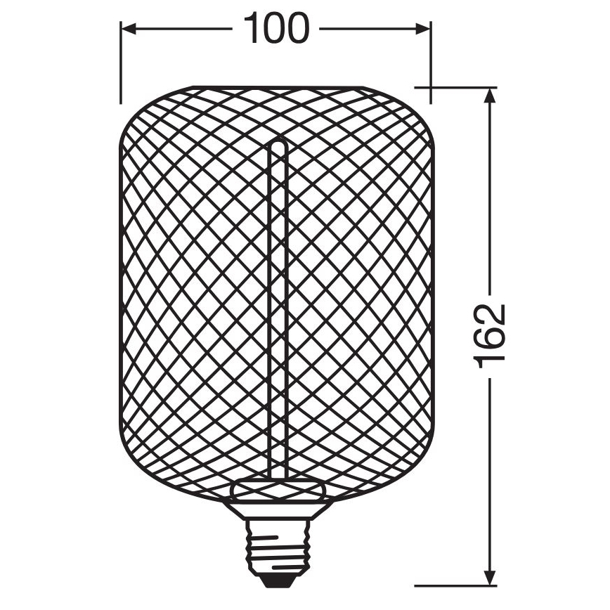 LED Ljusreglerad glödlampa DECOR FILAMENT E27/3,5W/230V 1800K guld - Osram