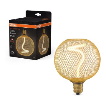 LED Ljusreglerad glödlampa DECOR FILAMENT G125 E27/3,5W/230V 1800K guld - Osram