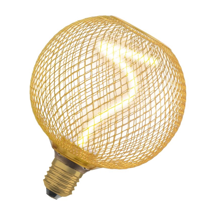 LED Ljusreglerad glödlampa DECOR FILAMENT G125 E27/3,5W/230V 1800K guld - Osram