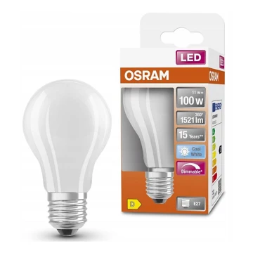 LED Ljusreglerad glödlampa RETROFIT A60 E27/11W/230V 4000K - Osram