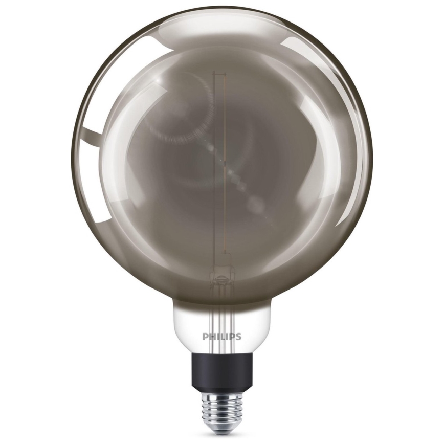 LED Ljusreglerad glödlampa SMOKY VINTAGE Philips E27/6,5W/230V 4000K