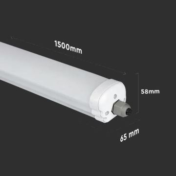 LED lysrör arbetsbelysning  G-SERIES LED/48W/230V 4000K 150cm IP65