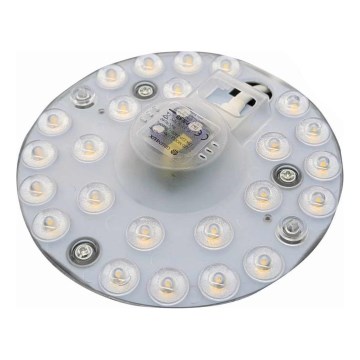 LED Magnetisk modul LED/12W/230V diameter 12,5 cm 3000K