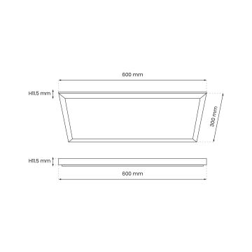 LED-panel LED/24W/230V 4000K