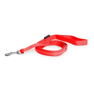 LED Rechargeable leash 120 cm 2xCR2032/5V/40 mAh röd