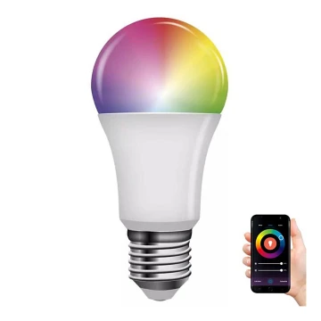 LED RGB dimbar glödlampa GoSmart A60 E27/9W/230V 2700-6500K Wi-Fi Tuya