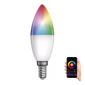 LED RGB dimbar glödlampa GoSmart E14/4,8W/230V 2700-6500K Wi-Fi Tuya