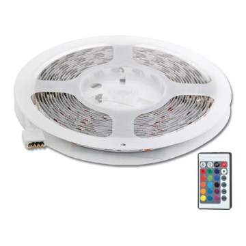 LED RGB ljusslinga 5 m LED/72W/230V + fjärrkontroll