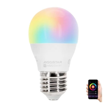 LED RGBW Glödlampa G45 E27/4,9W/230V 2700-6500K - Aigostar