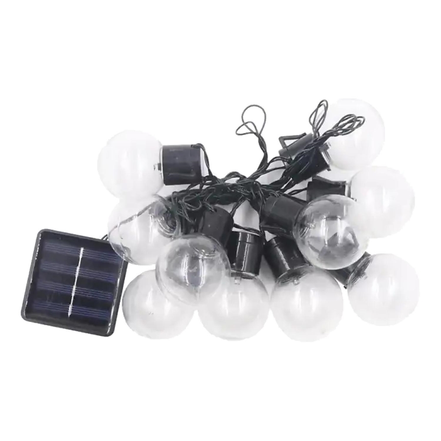 LED - Solar kedja 10xLED/0,12W/1,2V 1xAA IP44 6000K