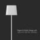 LED Solar ljusreglerad magnetic beröring rechargeable bordslampa LED/5W/5V 3000-6000K 3600 mAh IP65 vit