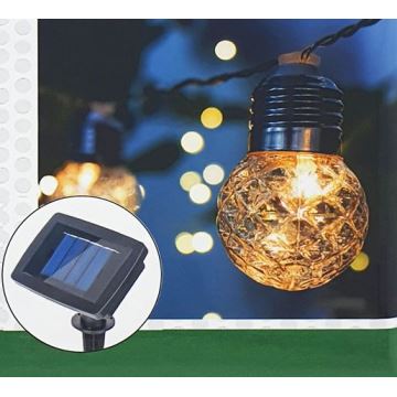 LED Solar utomhus kedja 10xLED/1,2V 2,2 m IP44