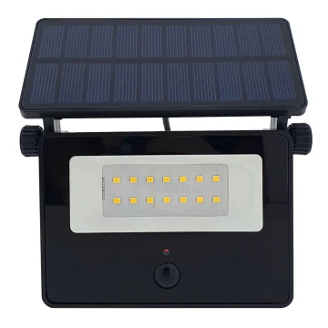 LED Solar utomhus strålkastare med sensor LED/2W/3,7V 4200K IP44