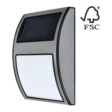 LED Solcell husnummer LED/3x0,1W/2,4V IP44 - FSC-certifierad