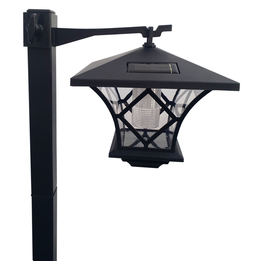 LED Solar utomhus lampa 03.01.2001 LED/1,2V IP44 svart