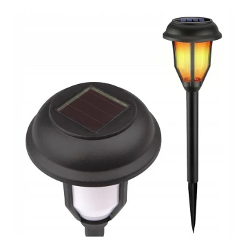 LED Solcellslampa med skymningssensor LED/2V IP44