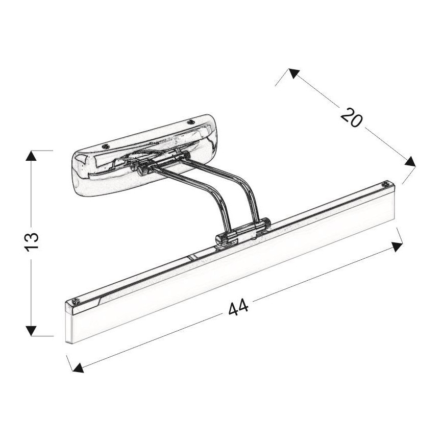 LED spegelbelysning  SIDE LED/6W/230V