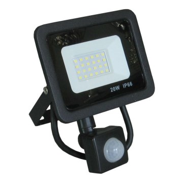 LED strålkastare med sensor LED/20W/230V IP66