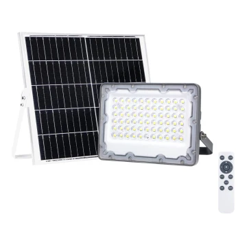 LED-strålkastare med solpanel FOCUS 60W/10000 mAh 3,2V 6000K IP65 + fjärrkontroll